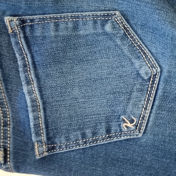 Kut from the Kloth Distressed Skinny Cuffed Jeans-#1388 - Picture 8 of 12